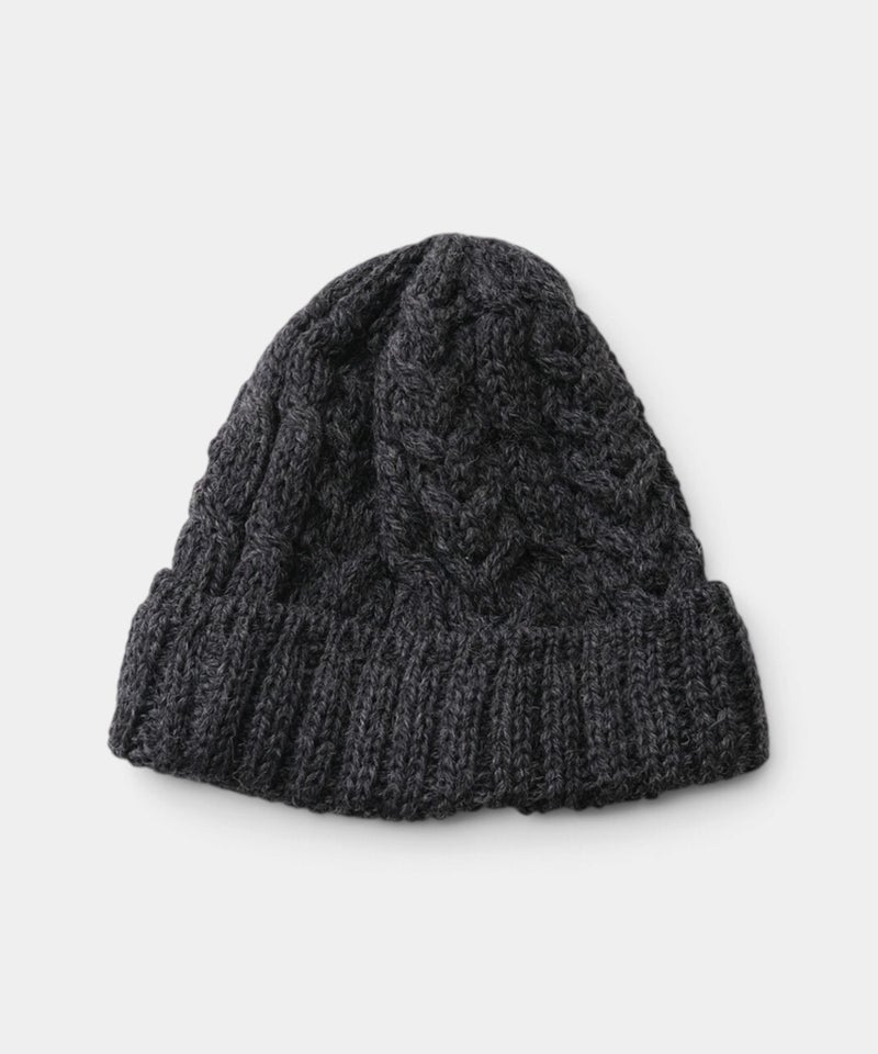 ARAN WOOLLEN MILLS｜柄編みニット帽 [[C982]][C]