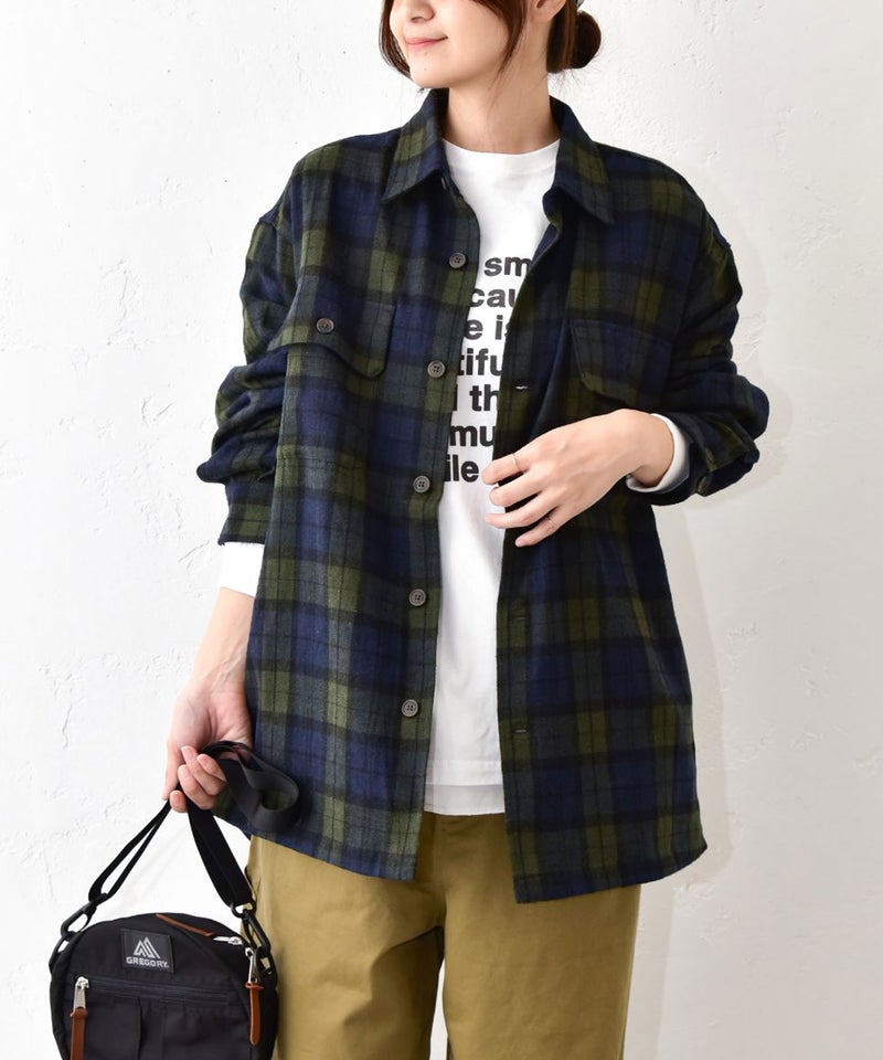 UNIVERSAL　OVERALL｜CHECK WORK SHIRT JACKET [[U2633150]][C]