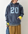 NEW ERA｜CROPPED GD SW PO HOODIE NVY [[15129508]][C]