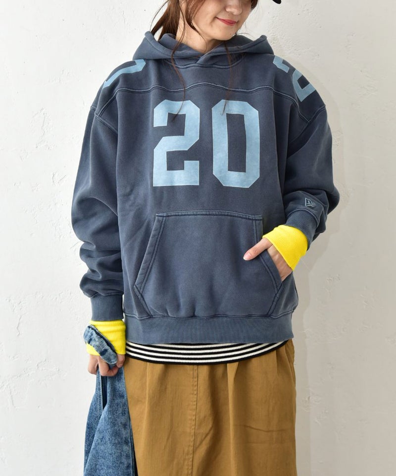 NEW ERA｜CROPPED GD SW PO HOODIE NVY [[15129508]][C]