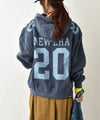 NEW ERA｜CROPPED GD SW PO HOODIE NVY [[15129508]][C]