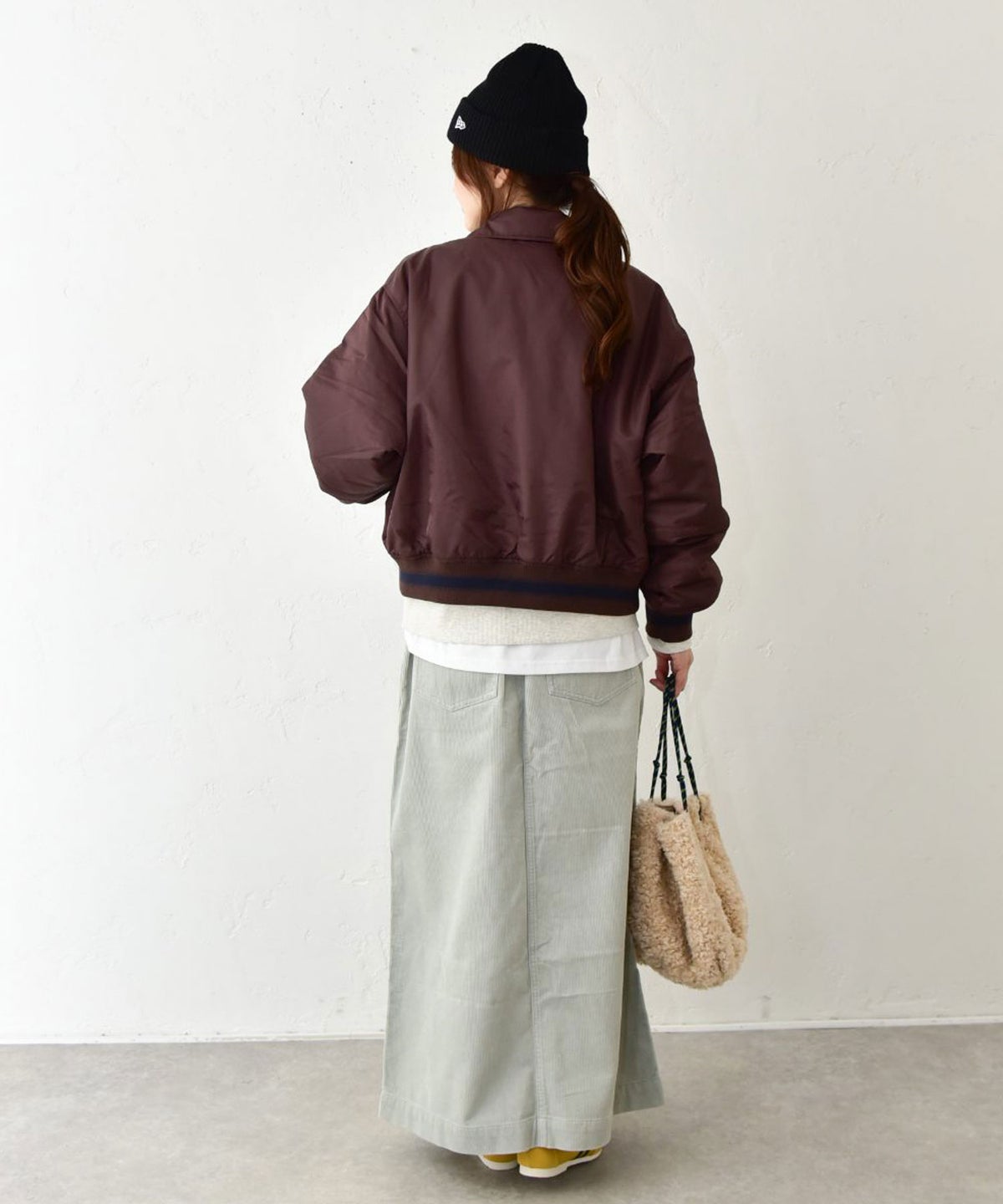 NEW ERA｜WS NYLON VARSITY JK NEYYAN SCR BRN [[15129252]][C]