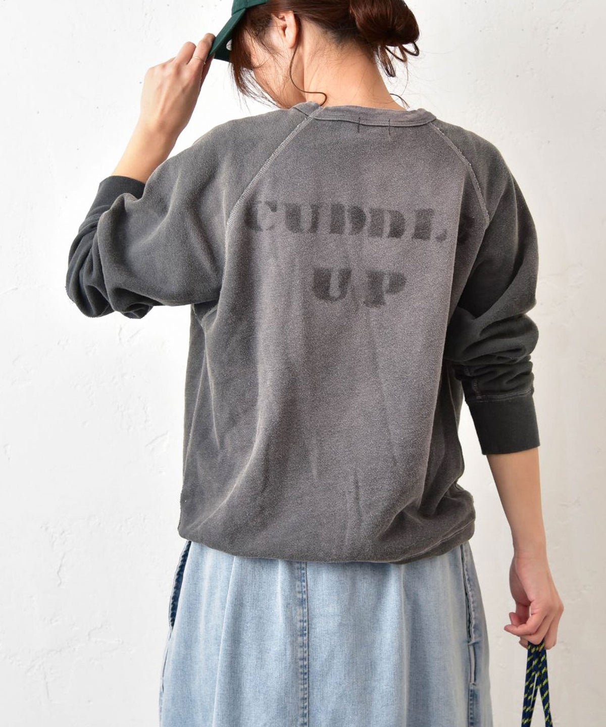 DENIM&DUNGAREE｜ビンテージウラケCENTERスウェット [[22680403]][C]