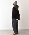 Our.｜異素材フード付きざっくりワイドプルオーバー [[Ou-PO-13]][C]