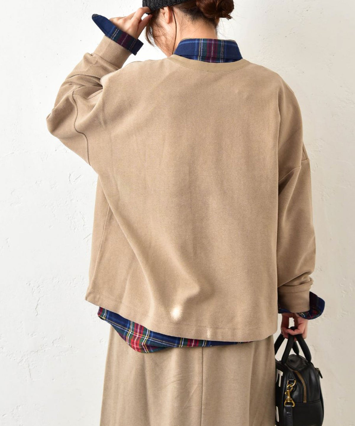 prit｜クルーネック裾ヒモワイドプルオーバー [[P90734]][C]