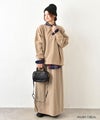 prit｜クルーネック裾ヒモワイドプルオーバー [[P90734]][C]