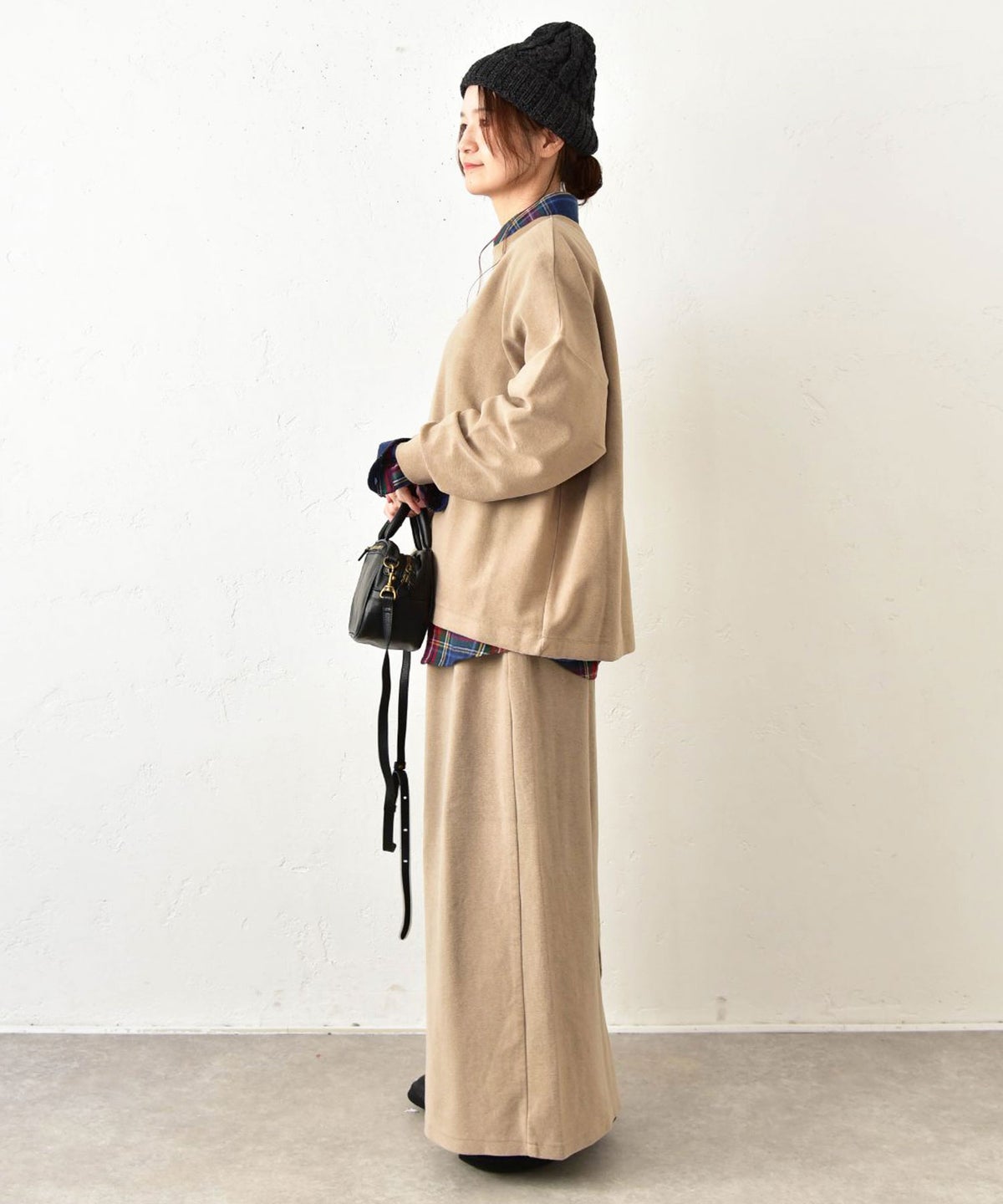 prit｜オーガニックコットンパイル ナロースカート [[P90735]][C]