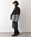  MICALLE MICALLE｜デニムコンビジャケット [[MRB107JAC]][C] MICALLE MICALLE｜デニムコンビジャケット [[MRB107JAC]][C]