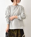 Gives a sense of fullment｜カットオフラウンドプルオーバー [[863110]][C]