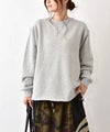Gives a sense of fullment｜カットオフラウンドプルオーバー [[863110]][C]