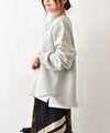 Gives a sense of fullment｜カットオフラウンドプルオーバー [[863110]][C]