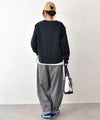 Gives a sense of fullment｜カットオフラウンドプルオーバー [[863110]][C]