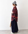 Gives a sense of fullment｜ネルチェックシャツ [[663308]][C]