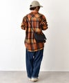 Gives a sense of fullment｜ネルチェックシャツ [[663308]][C]