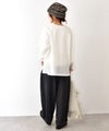  No18｜ストレッチチェックワイドボールパンツ [[CE1PT231008Z]][C]