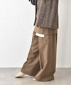 HUMS｜スカートセットツイルパンツ [[32861A334]][C]