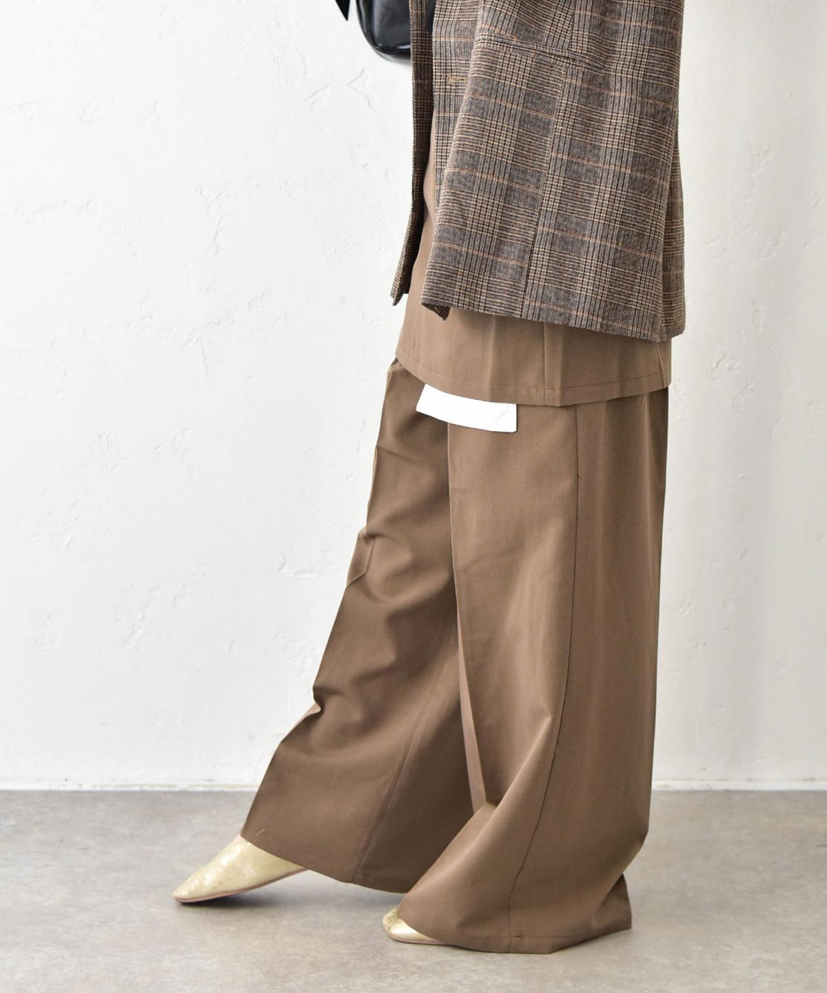 HUMS｜スカートセットツイルパンツ [[32861A334]][C]
