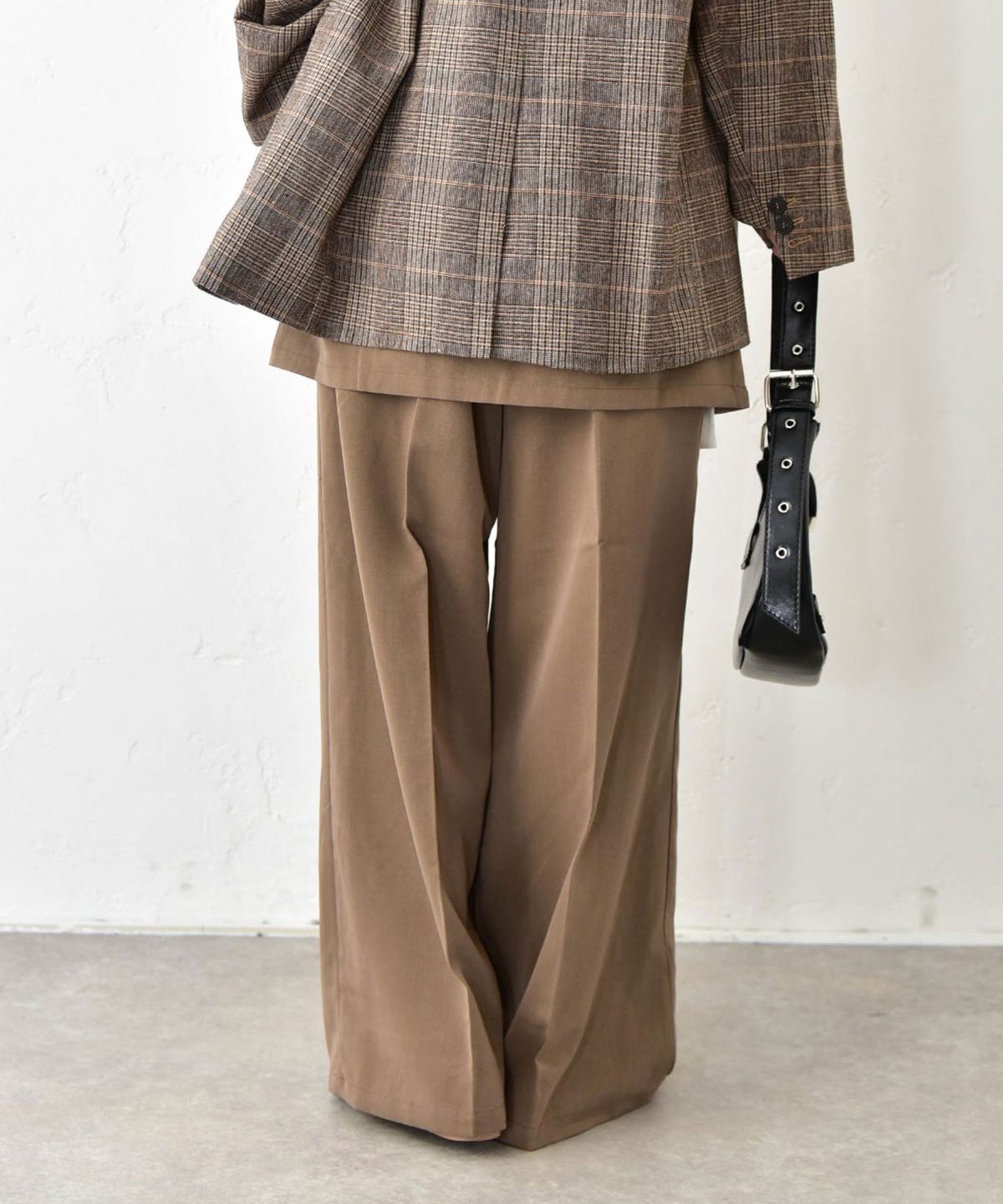 HUMS｜スカートセットツイルパンツ [[32861A334]][C]