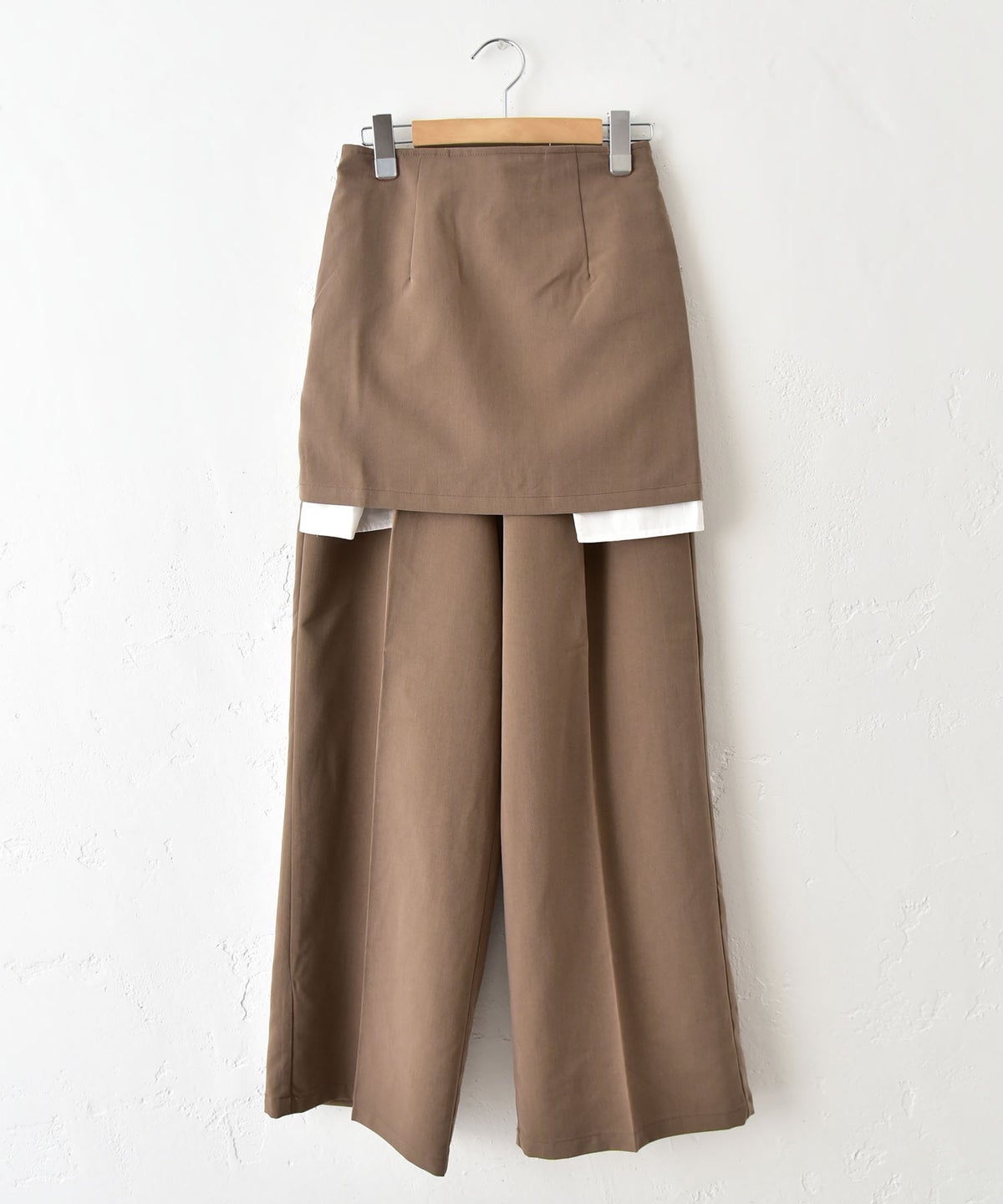 HUMS｜スカートセットツイルパンツ [[32861A334]][C]