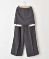 HUMS｜スカートセットツイルパンツ [[32861A334]][C]