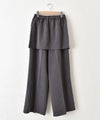 HUMS｜スカートセットツイルパンツ [[32861A334]][C]
