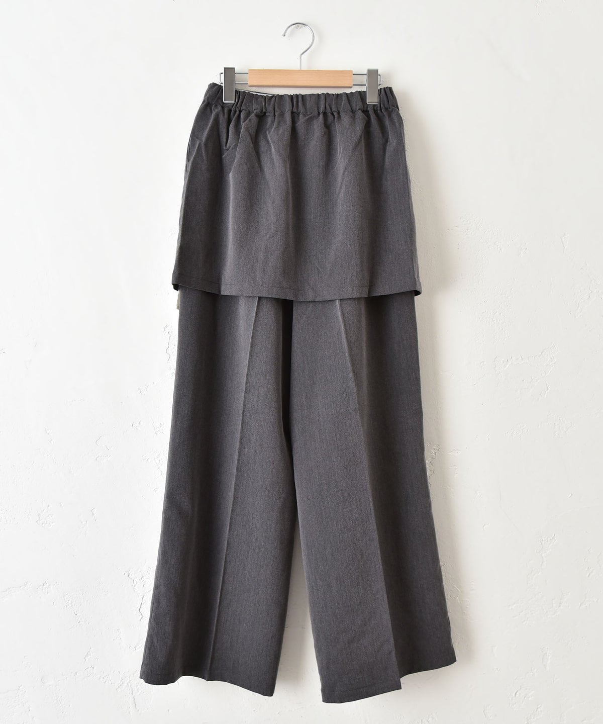 HUMS｜スカートセットツイルパンツ [[32861A334]][C]