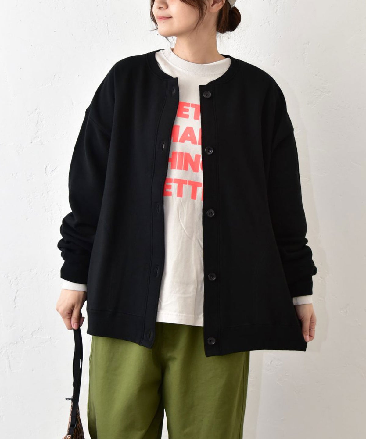 her.｜スウェット　シームポケットブルゾン [[MA-3310]][C]