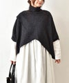 08Mab｜タートル2wayニットポンチョ [[CF-826RT194MA]][C]