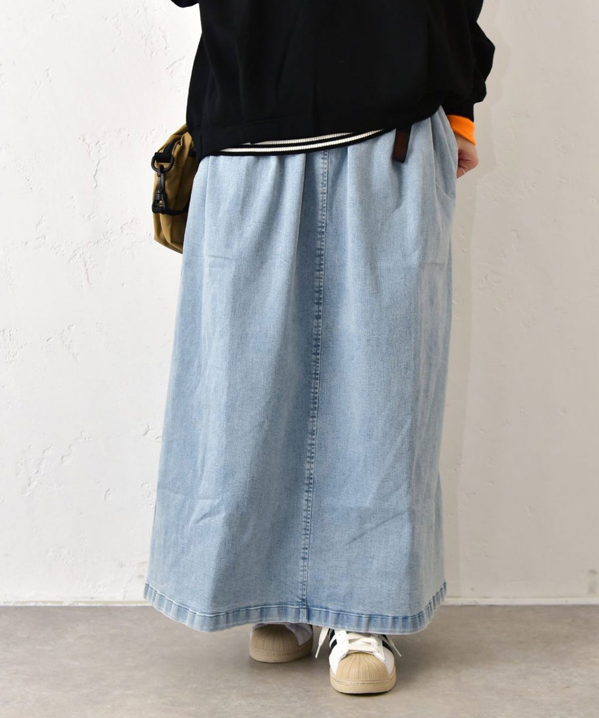 IN THE MARKET｜ベルト付きデニムスカート [[IN-121]][C]