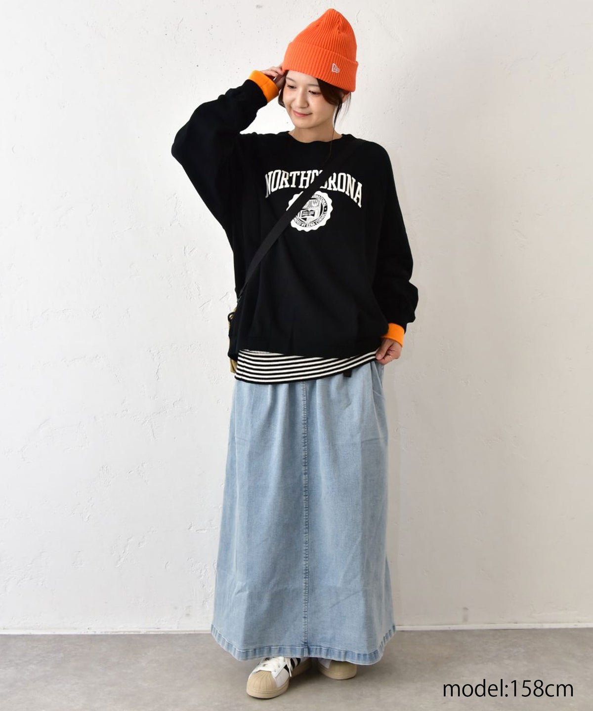 IN THE MARKET｜ベルト付きデニムスカート [[IN-121]][C]