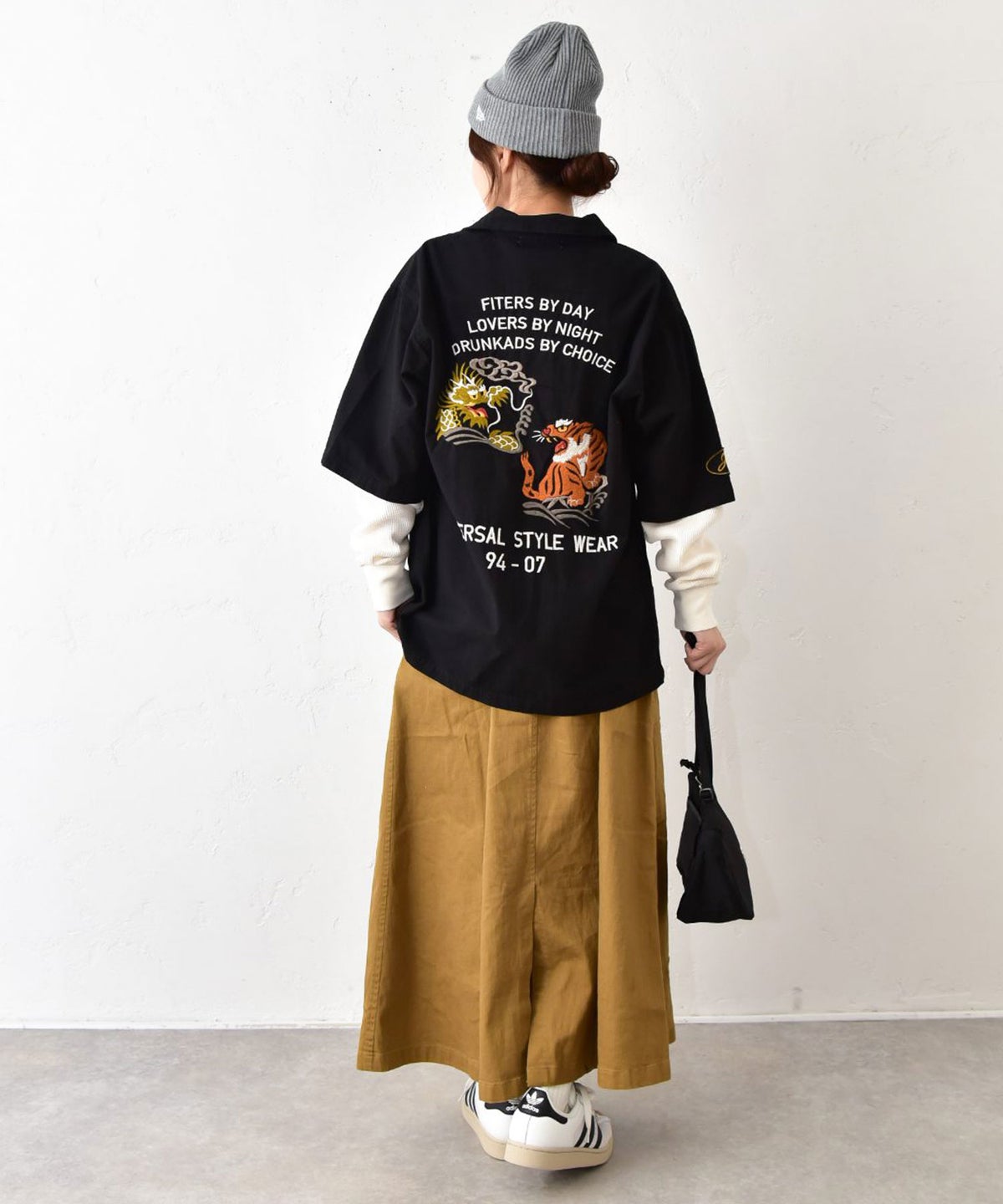 IN THE MARKET｜ベルト付きチノスカート [[IN-122]][C]