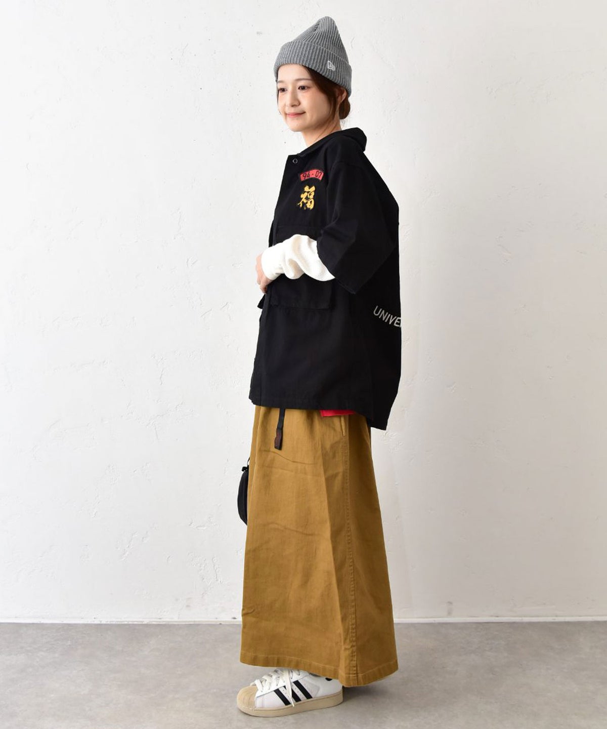 IN THE MARKET｜ベルト付きチノスカート [[IN-122]][C]