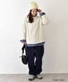her.｜ストレッチ入ダンガリーシャツ(h.刺繍入り) [[CE3SH251001B]][C]