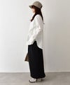 her.｜ストレッチ入ダンガリーシャツ(h.刺繍入り) [[CE3SH251001B]][C]