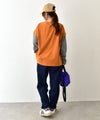  IN THE MARKET｜ボーダースリーブロゴTEE [[4456456]][C]