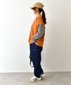 IN THE MARKET｜ボーダースリーブロゴTEE [[4456456]][C]