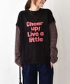  IN THE MARKET｜ボーダースリーブロゴTEE [[4456456]][C]