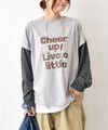 IN THE MARKET｜ボーダースリーブロゴTEE [[4456456]][C]