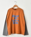 IN THE MARKET｜ボーダースリーブロゴTEE [[4456456]][C]