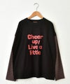 IN THE MARKET｜ボーダースリーブロゴTEE [[4456456]][C]