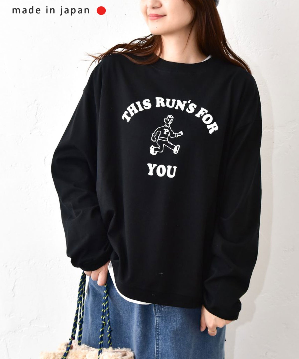 and quarter｜ヘムラウンドプリントTee [[MA-20203]][C]