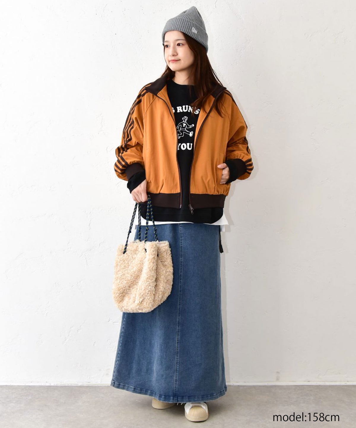 and quarter｜ヘムラウンドプリントTee [[MA-20203]][C]