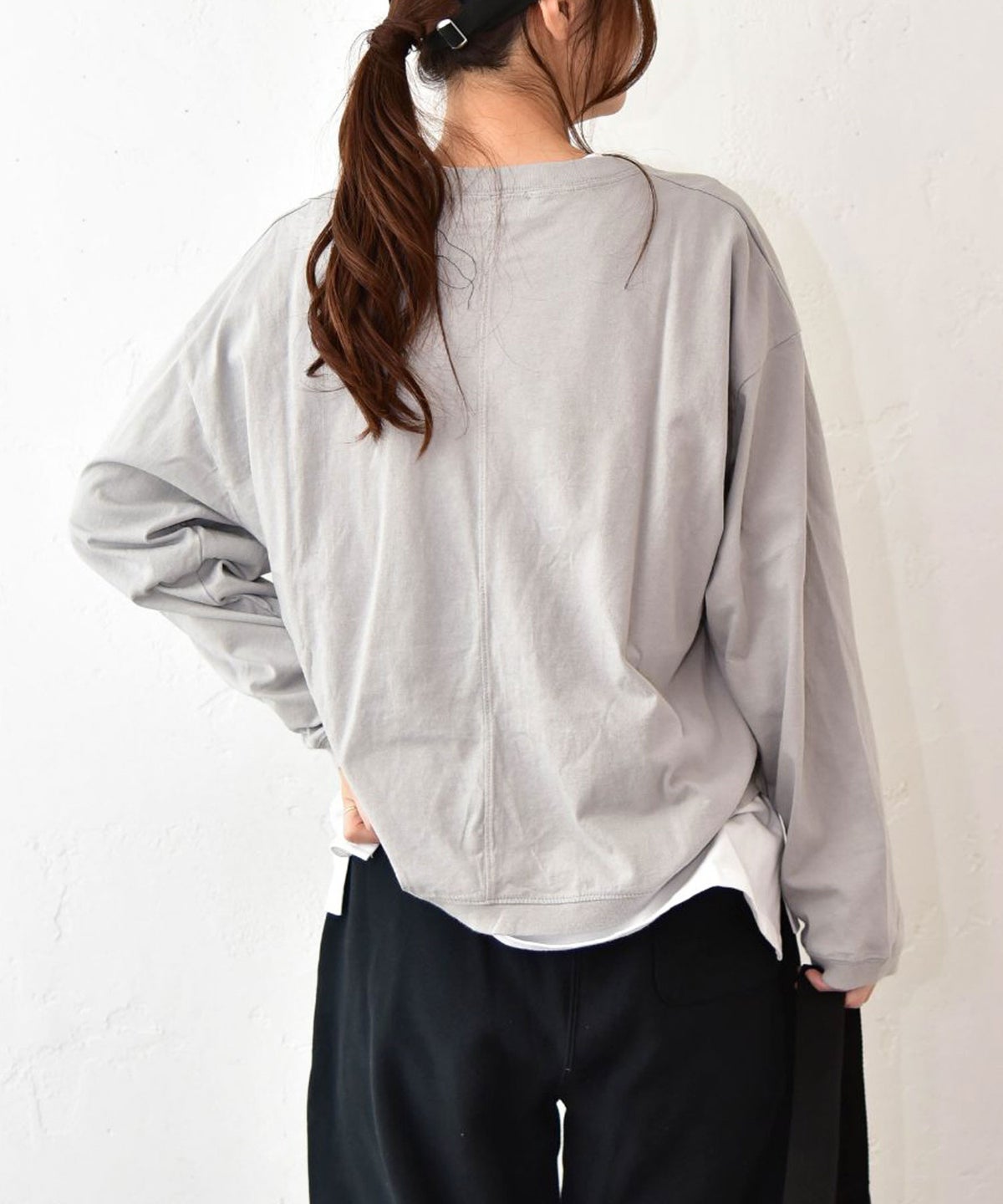 and quarter｜ヘムラウンドプリントTee [[MA-20203]][C]