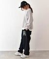 and quarter｜ヘムラウンドプリントTee [[MA-20203]][C]