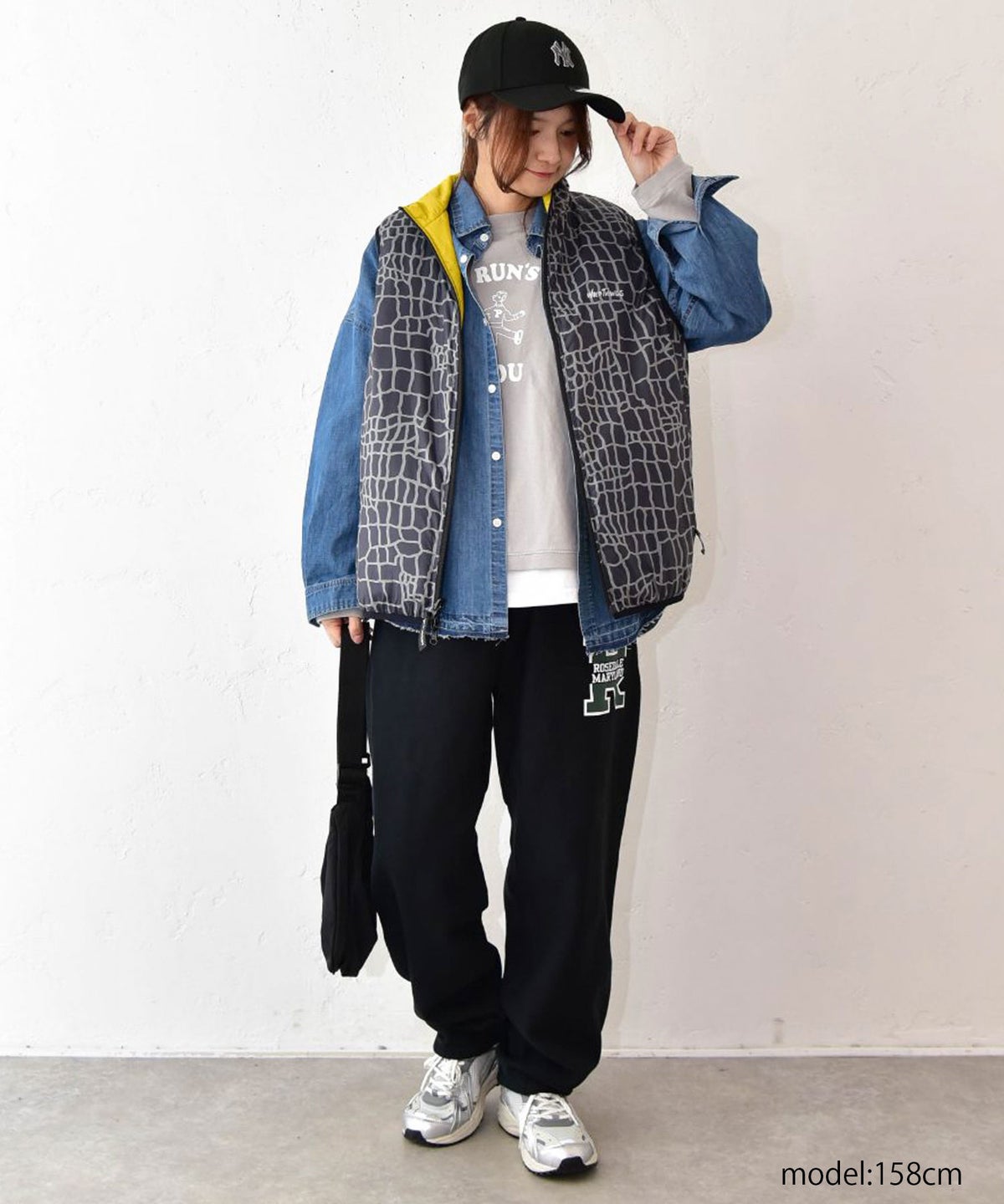 and quarter｜ヘムラウンドプリントTee [[MA-20203]][C]
