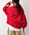 IN THE MARKET｜袖ワッペン付ハーフジップパーカー [[C-2615]][C]