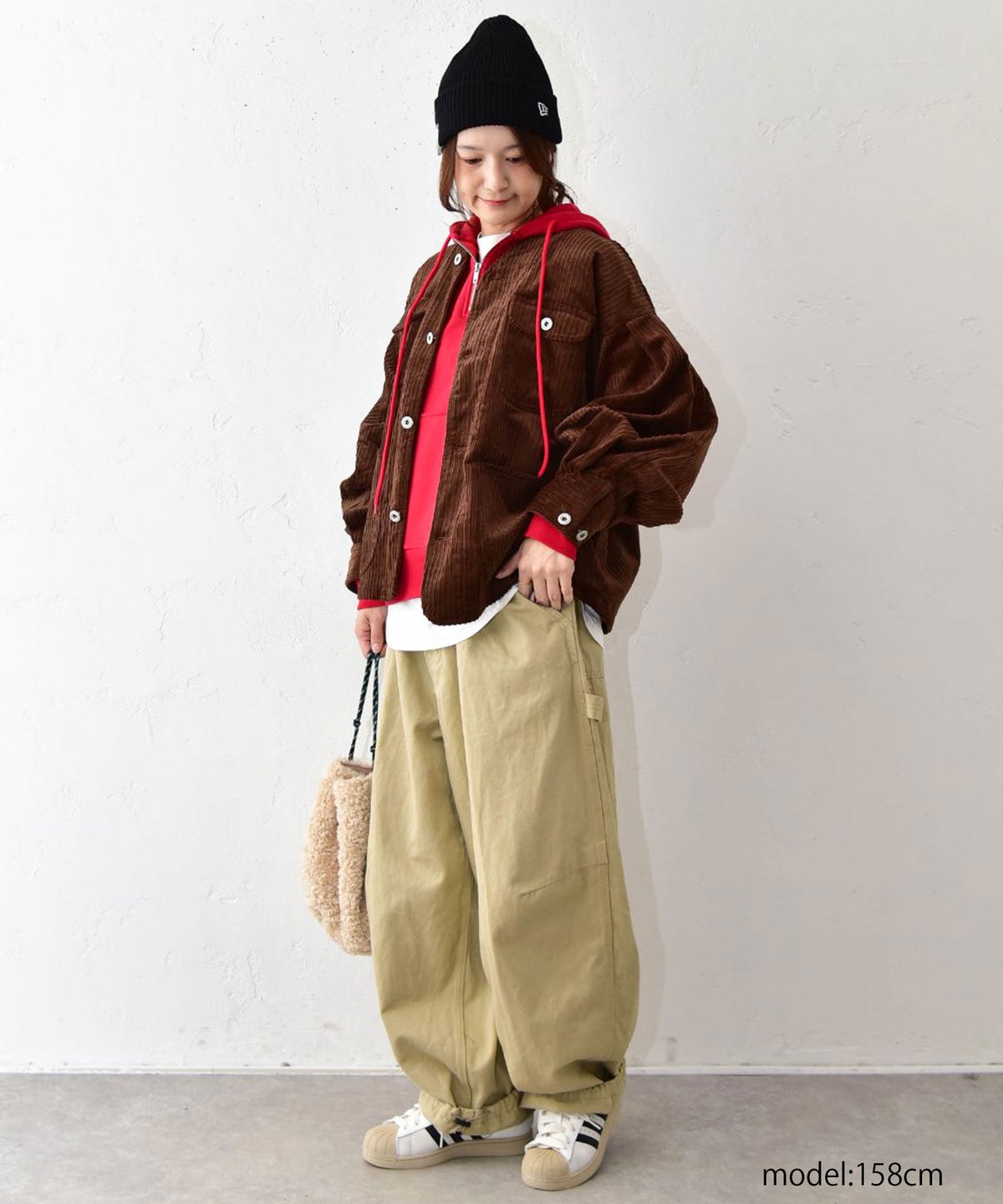 IN THE MARKET｜袖ワッペン付ハーフジップパーカー [[C-2615]][C]