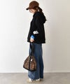 IN THE MARKET｜袖ワッペン付ハーフジップパーカー [[C-2615]][C]