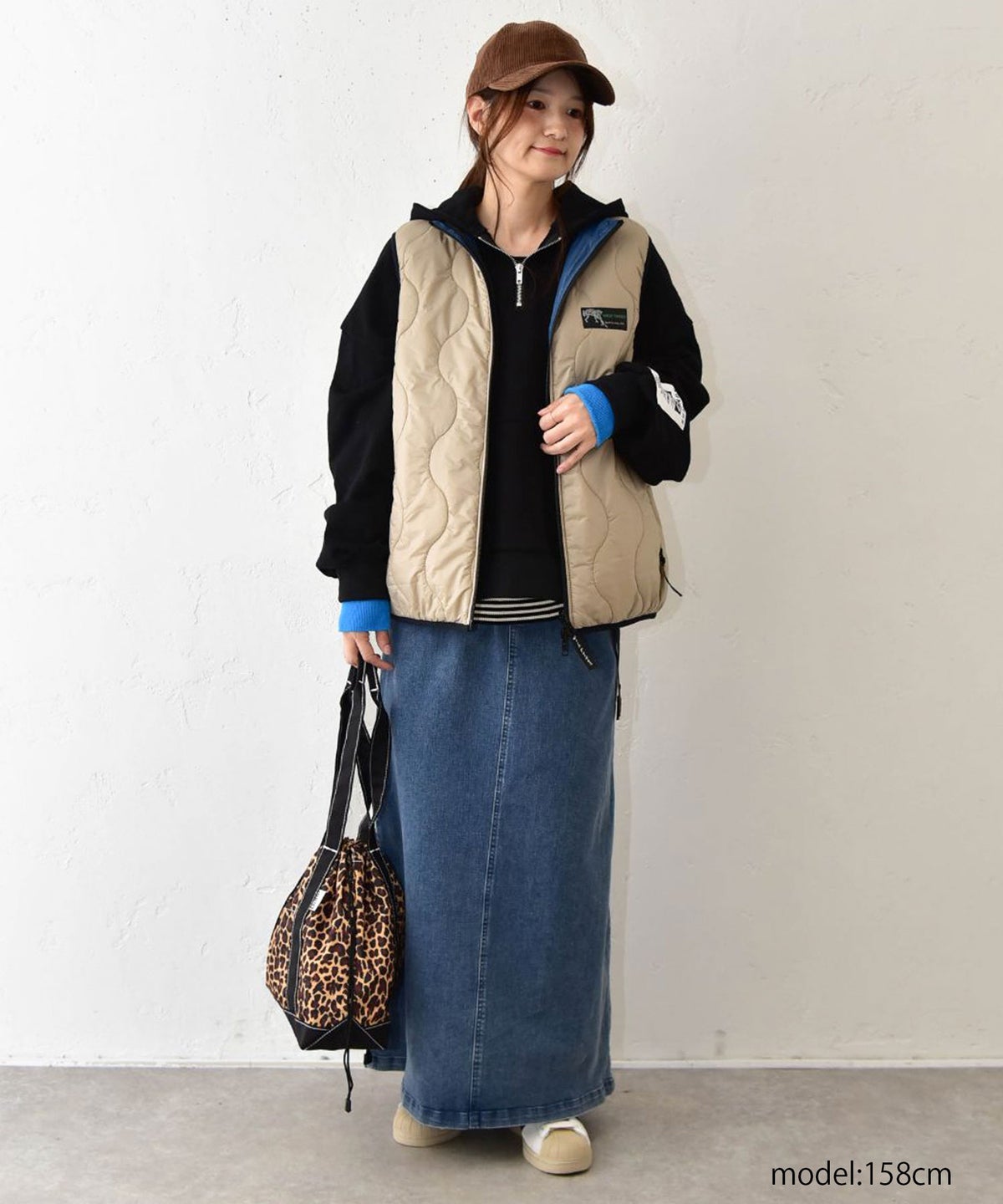 IN THE MARKET｜袖ワッペン付ハーフジップパーカー [[C-2615]][C]