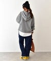 IN THE MARKET｜袖ワッペン付ハーフジップパーカー [[C-2615]][C]